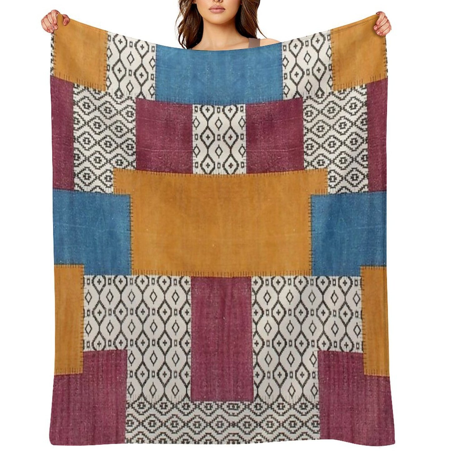 Heritage Abstract Design Throw Blanket