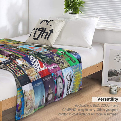 Glastonbury Festival Throw Blanket