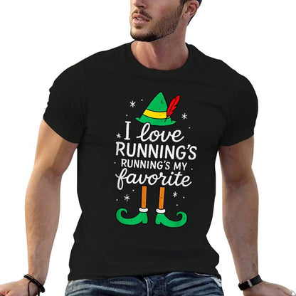 Funny Running Christmas Run Runner Xmasn Girl Boys Kids  Breathable T-Shirt