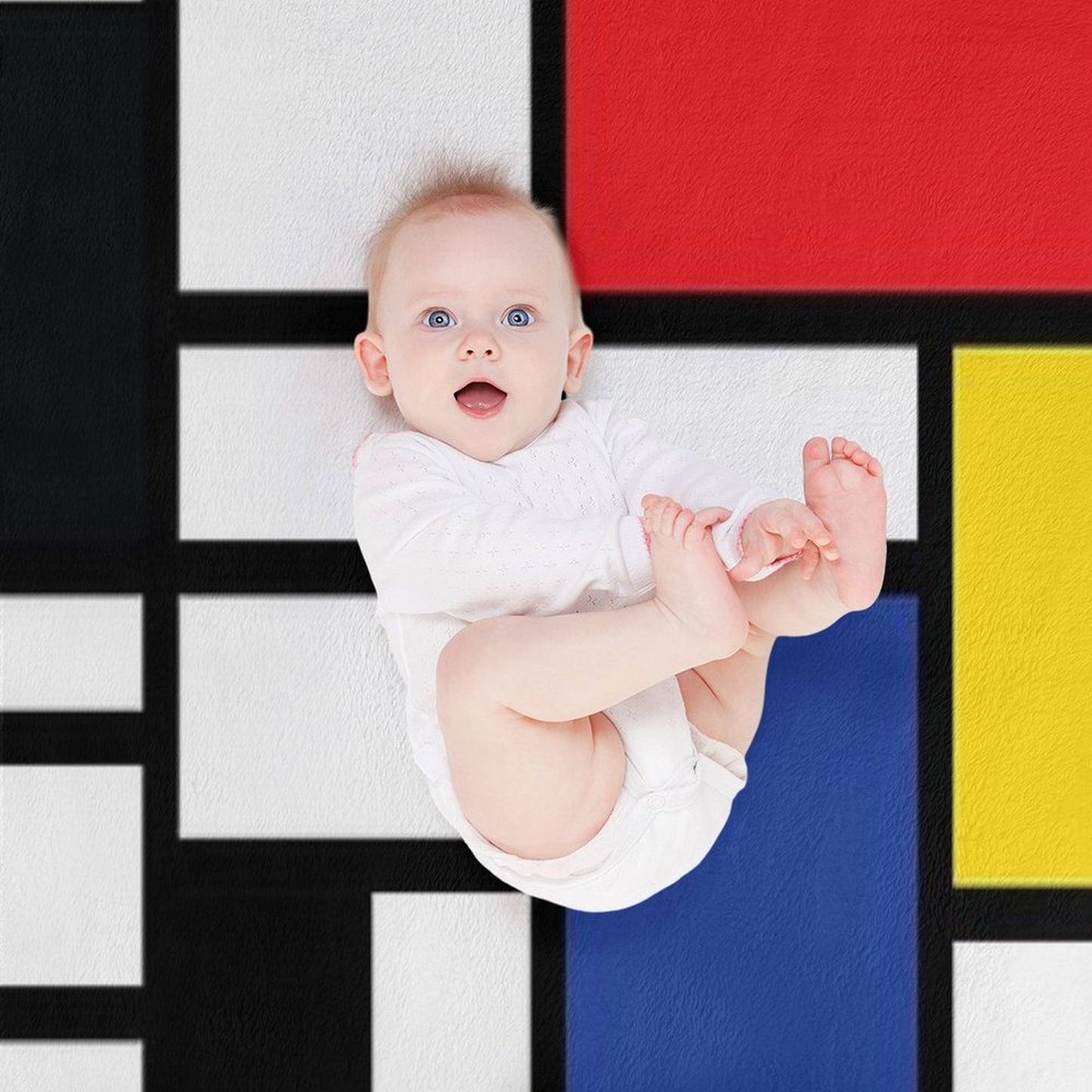 De Stijl #1 Throw Blanket
