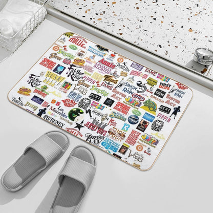 Musical Logos Bath Mat