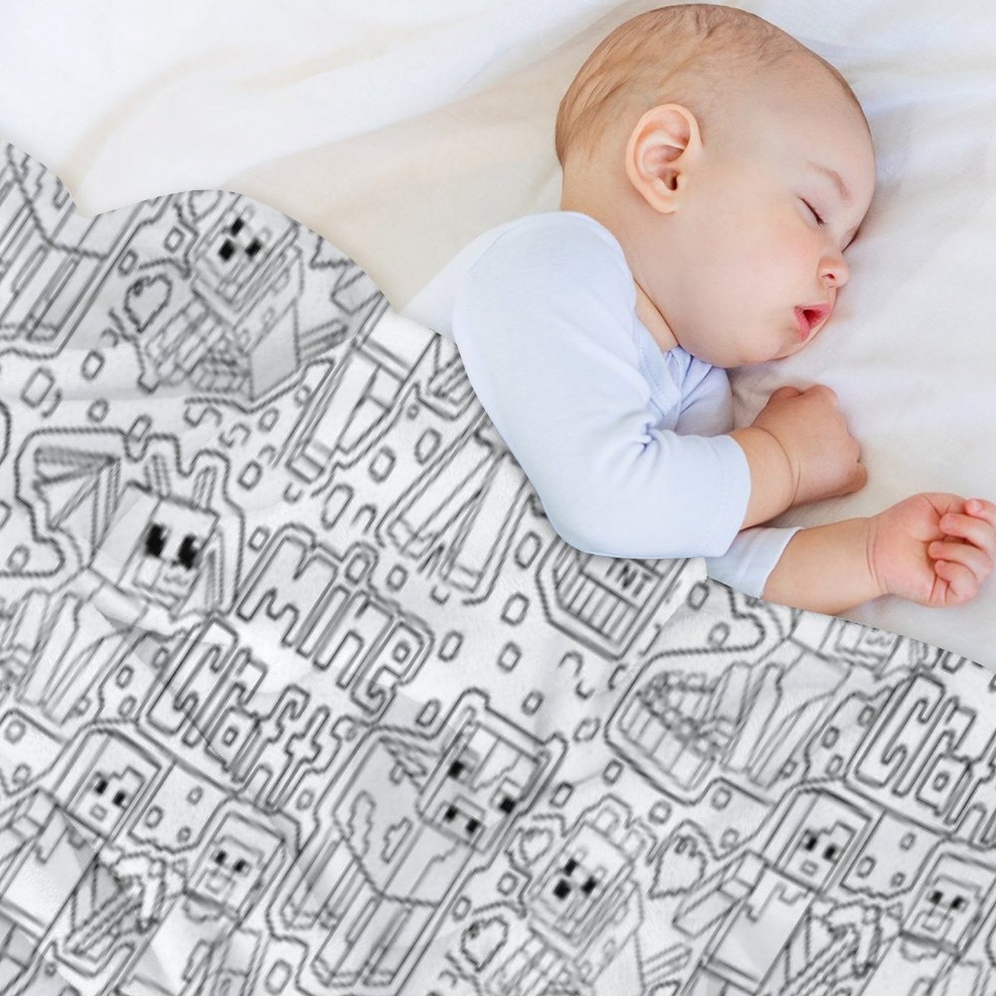 Minecraft Throw Blanket