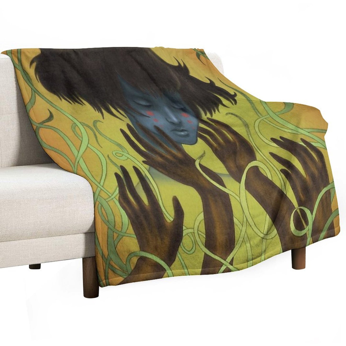 Handle With Care Throw Blanket