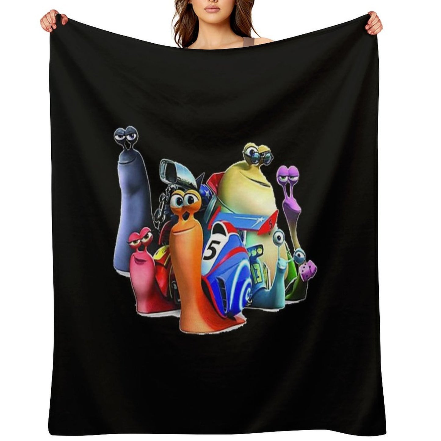 Snail Turbo Throw Blanket