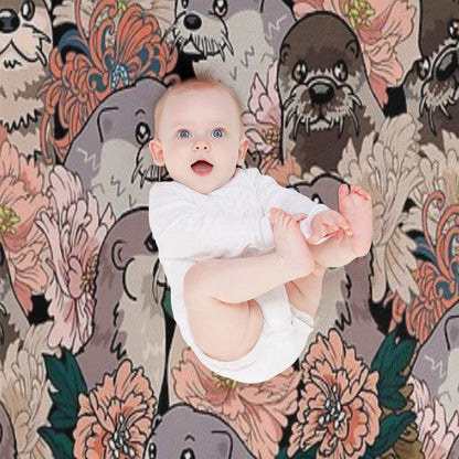 Because Otter Throw Blanket