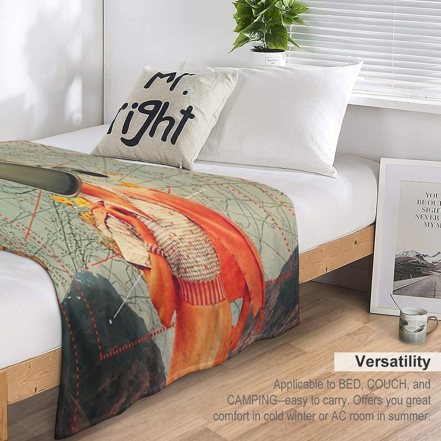 Antarctic Broadcast Throw Blanket