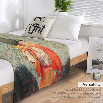 Antarctic Broadcast Throw Blanket