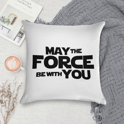 MAY THE FORCE BE WITH YOU GRAPHICS Soft Style Accent Throw Pillow
