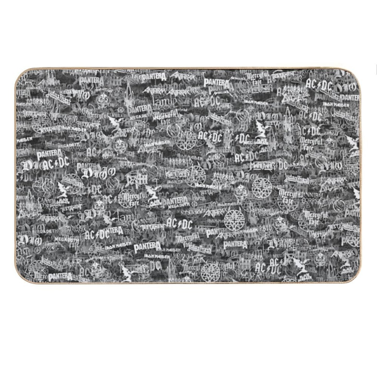 Heavy Metal Bands Bath Mat
