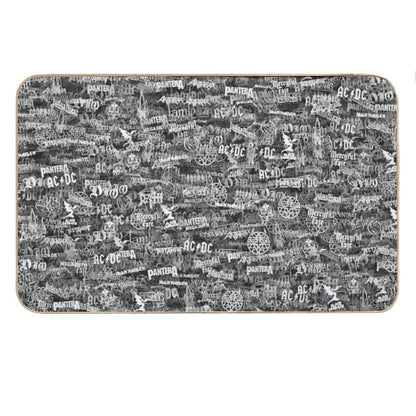 Heavy Metal Bands Bath Mat
