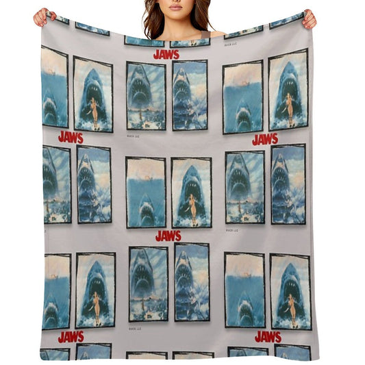 The Jaws Moments Throw Blanket