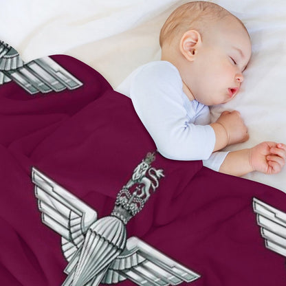 Parachute Regiment Cap Badge Throw Blanket