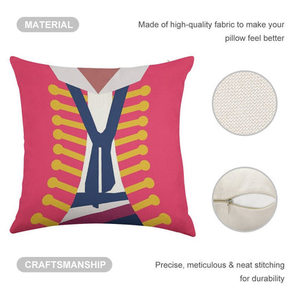 Broadway Enjolras Costume Linen Throw Pillow Cover