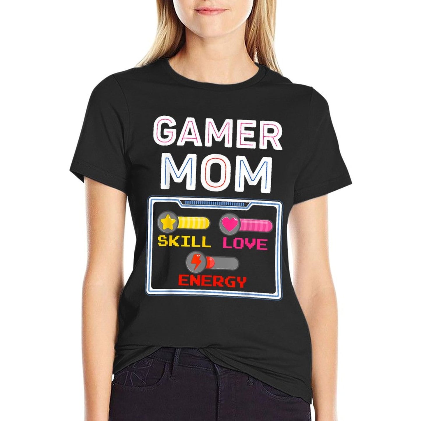 Video Gamer Mom Gaming Lovers Boy Girl Birthday Gamer T-Shirt