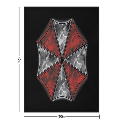 Smoke Umbrella Throw Blanket