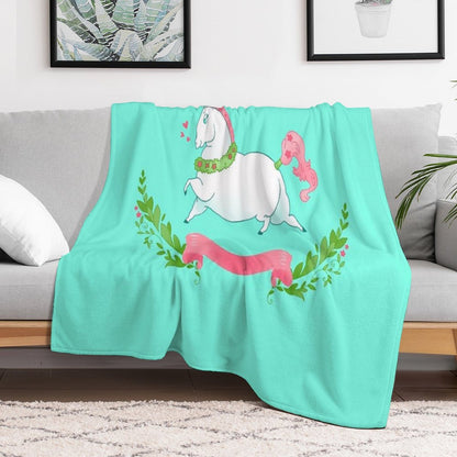 Opera Horse Throw Blanket