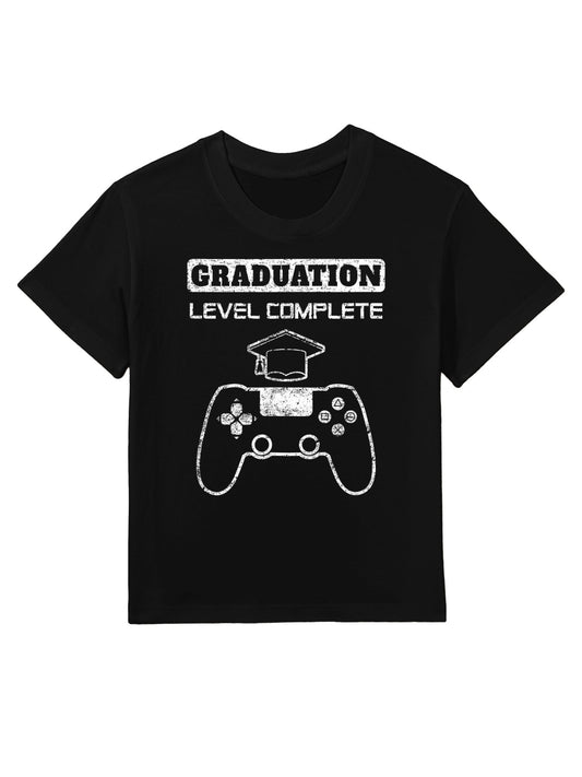 Graduation Level Complete Funny Graduated Humor Men Women Kids T-Shirt