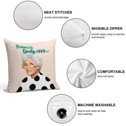 Sophia Petrillo Soft Style Accent Throw Pillow