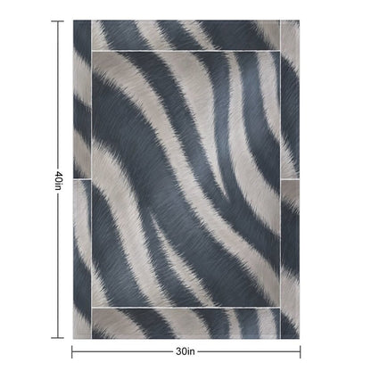 Fur Pattern - Zebra Throw Blanket