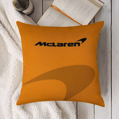 Minimalistic Mclaren Formula 1 Team Inspired Iphone Cover And Samsung Mobile Case Best Gift for F1 Fans Linen Throw Pillow Cover