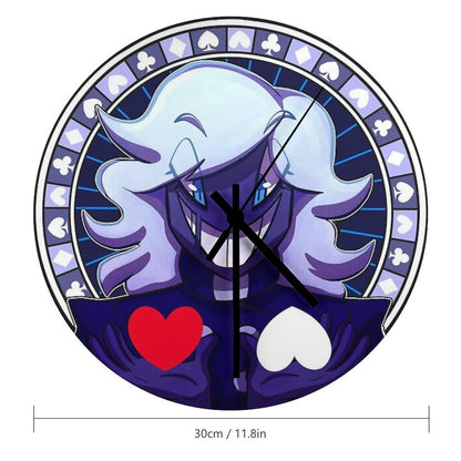 DELTARUNE -Roulx Kaard Minimalist Wall Clock