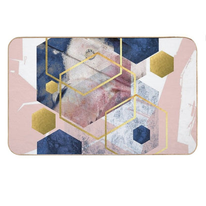 Abstract Geo Bath Mat