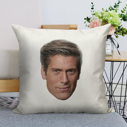 David Muirhead Linen Throw Pillow Cover