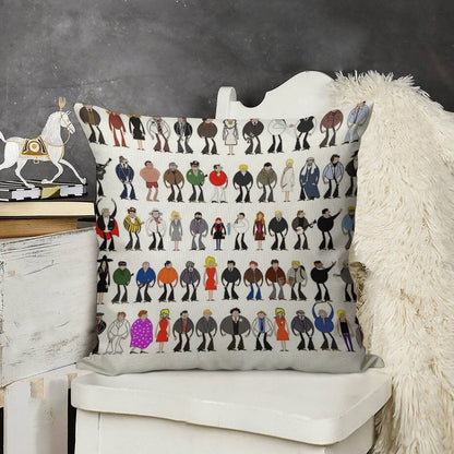 Columbo - The Murderers Linen Throw Pillow Cover