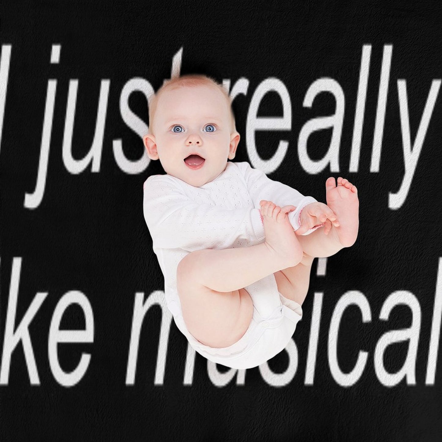 I Just Really Like Musicals Throw Blanket