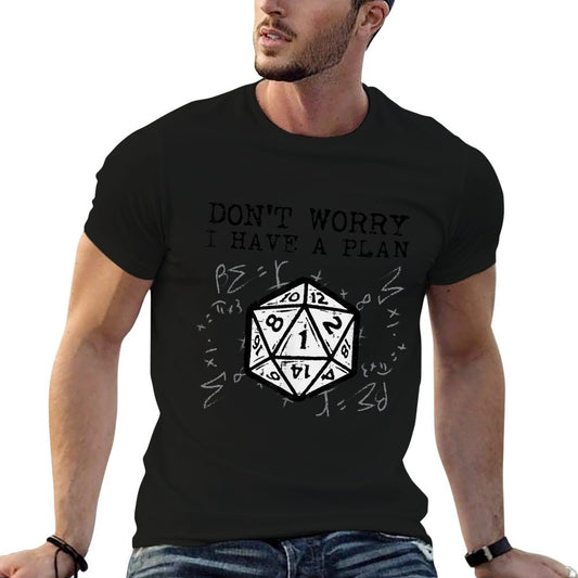 RPG Gamer Dont Worry I Have Plan Funny Men Boys Kids T-Shirt