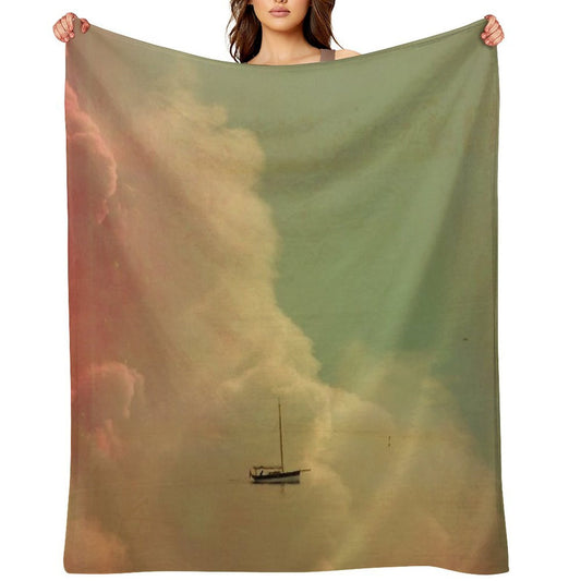 Once Upon A Time A Little Boat Throw Blanket