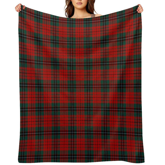Clan Nicolson Tartan Throw Blanket