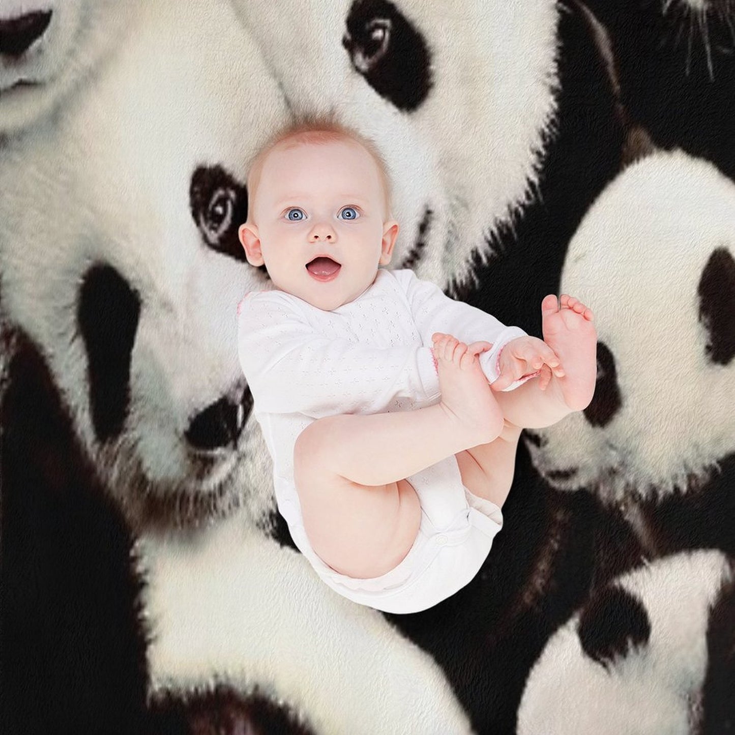 Pandas Throw Blanket