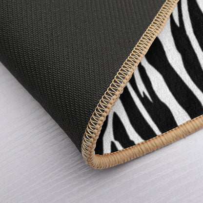 Beautiful Zebra Skin Bath Mat