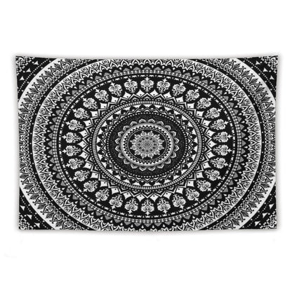 Mandala Monochrome 2 Tapestry