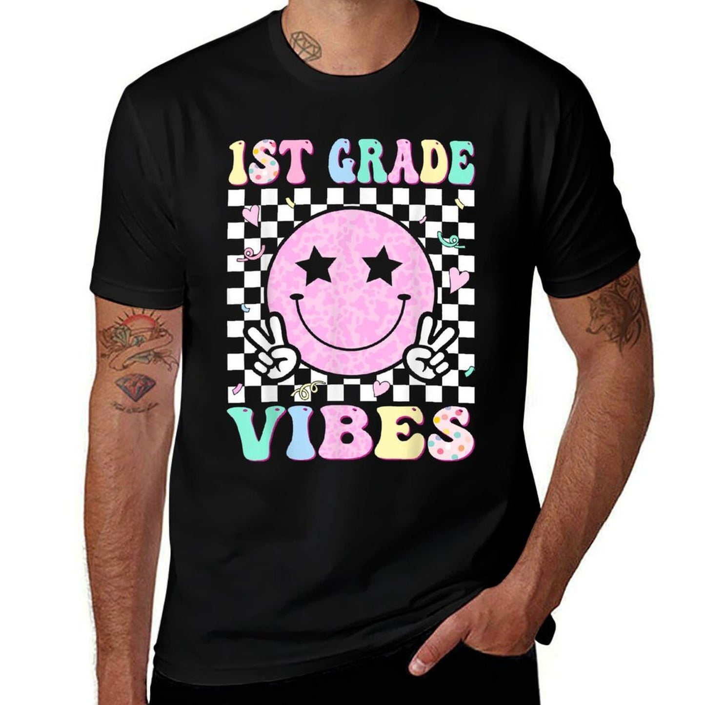 1st Grade Vibes First Day of School 1st Grade First Grade  Quick-drying T-Shirt