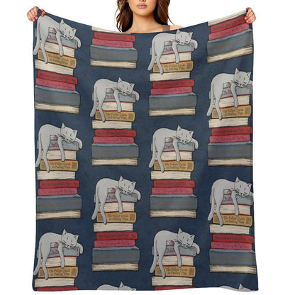 How to Chill Like A Cat Throw Blanket