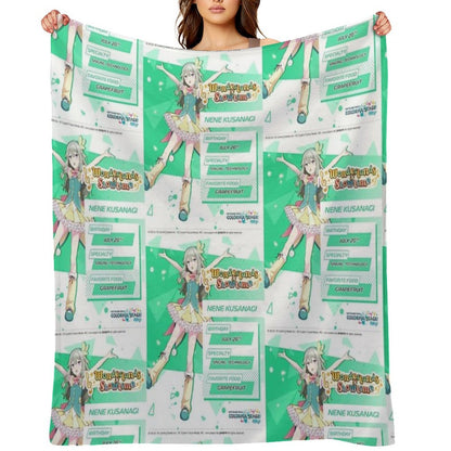 Nene Kusanagi Throw Blanket