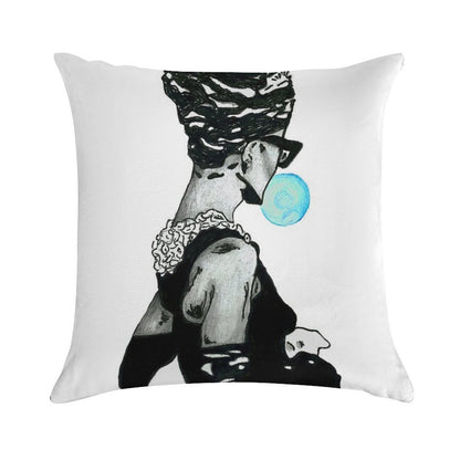 Audrey Hepburn at Tiffany's 3 Soft Washable Throw Pillow