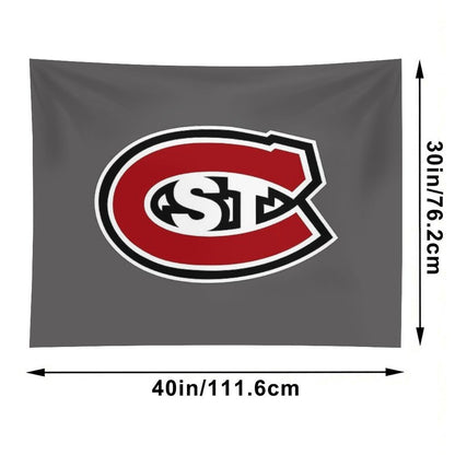 Red Huskies Tapestry