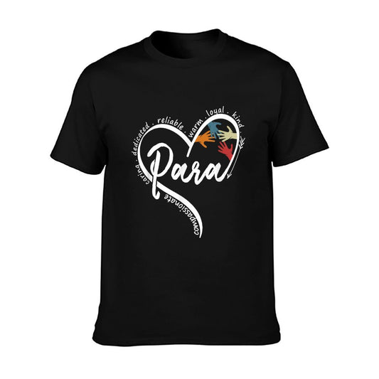 Para Heart Paraprofessional Teacher Paraeducator T-Shirt