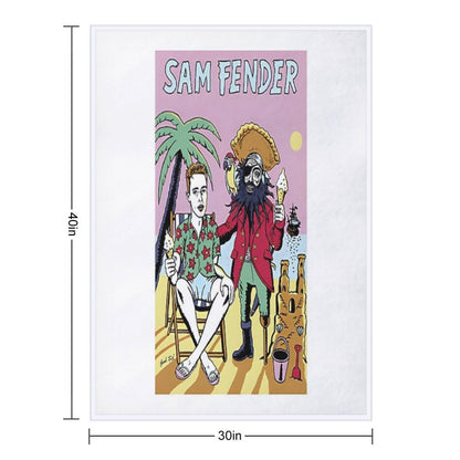 Sam Fender Merch Throw Blanket