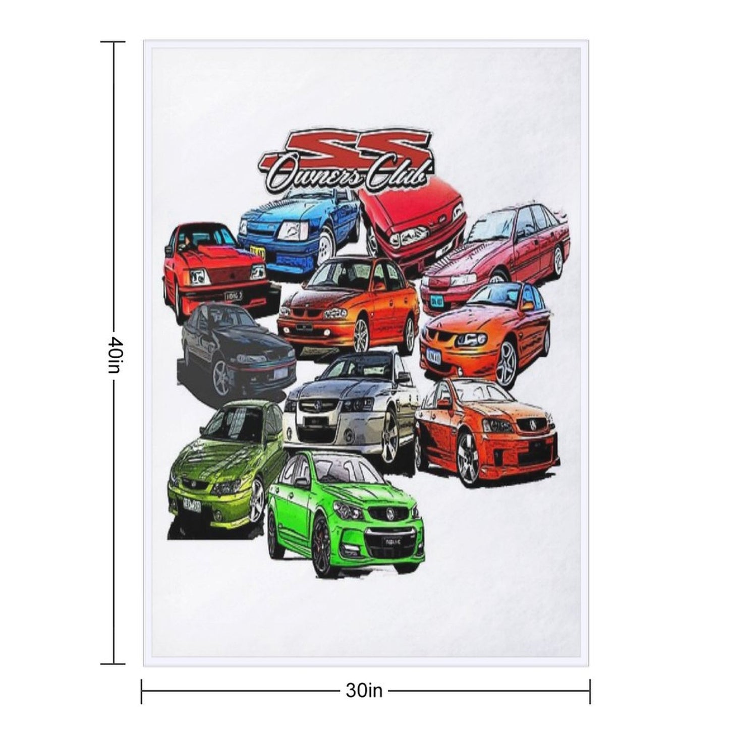 SS Owner Throw Blanket