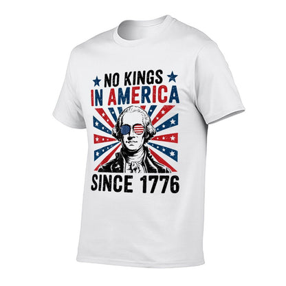 No Kings In America Since 1776 Vintage Patriotic USA  Easy-care T-Shirt