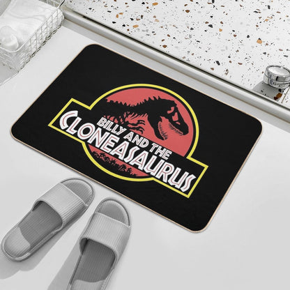 Billy And The Cloneasaurus Bath Mat