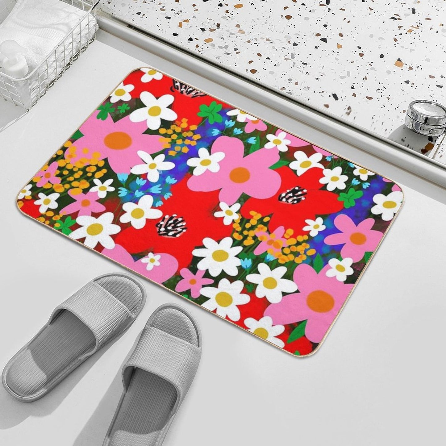 Flower Power! Bath Mat