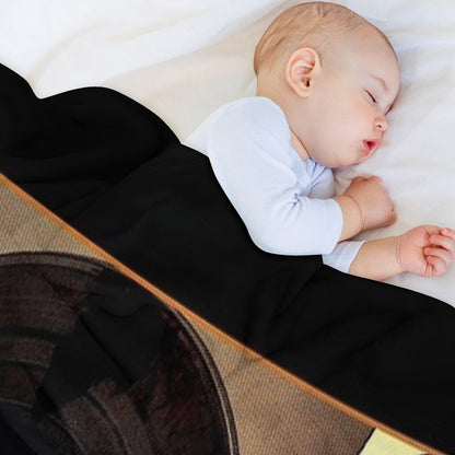 Vintage Pioneer Turntable 1976 Electronics PL-117D Throw Blanket