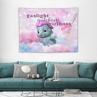 Bibble Beliefs - Gaslight Gatekeep Girlboss Tapestry