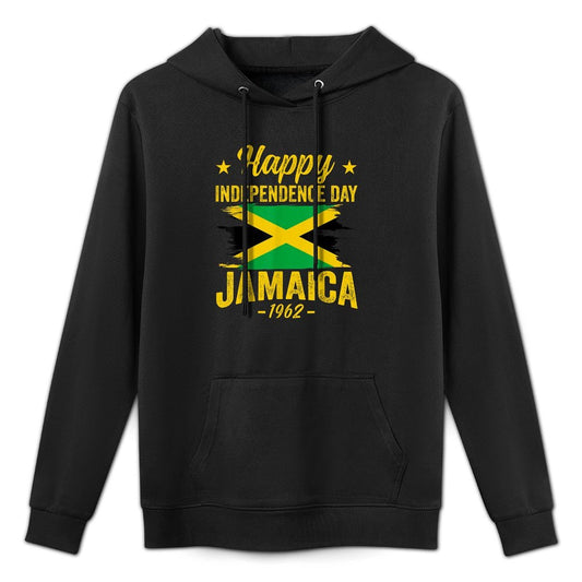 Happy Independence Jamaica Est 6th August 1962 Jamaican Breathable Fabric Hoodie