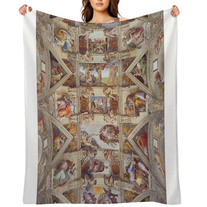 Sistine Chapel Ceiling Throw Blanket